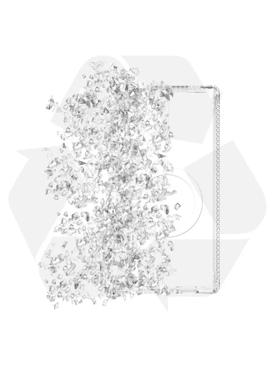Гибридный чехол Hybrid_R Clear MagSafe для Samsung Galaxy S25 Ultra ITSkins — изображение 9 из 9, прозрачный