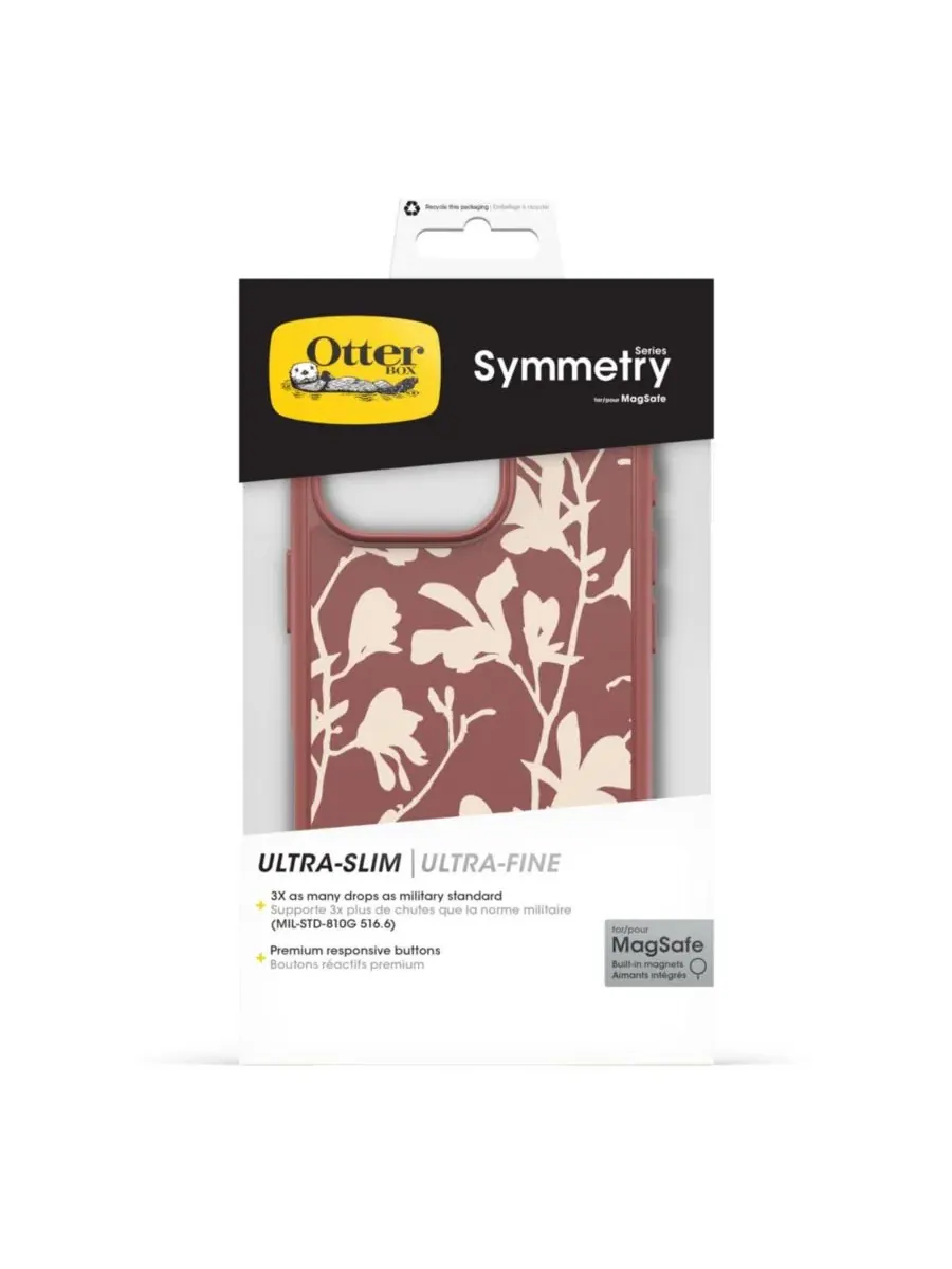 Чехол MagSafe с графикой Symmetry для Apple iPhone 16 Pro Otterbox — изображение 5 из 5, красный мульти