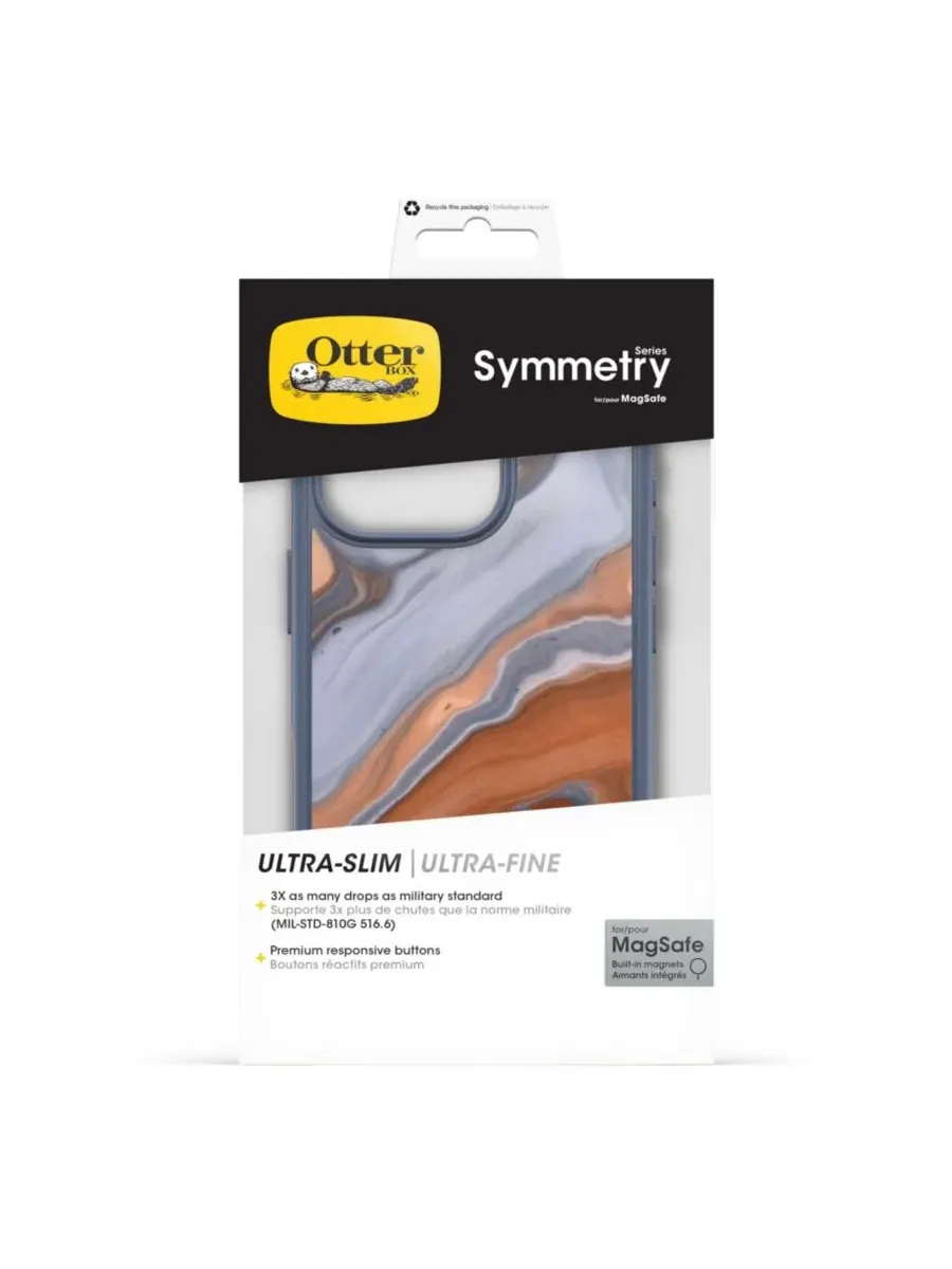 Защитный чехол MagSafe с графическим дизайном Symmetry Graphics Otterbox — изображение 4 из 5, синий мульти