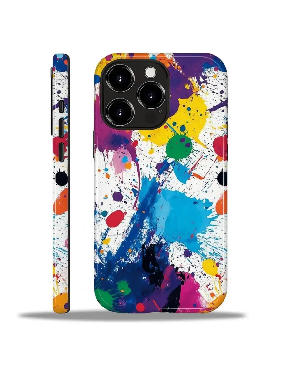 Чехол для iPhone 14 Pro Max, двухслойный ударопрочный, с уличным принтом GONEZ — мульти