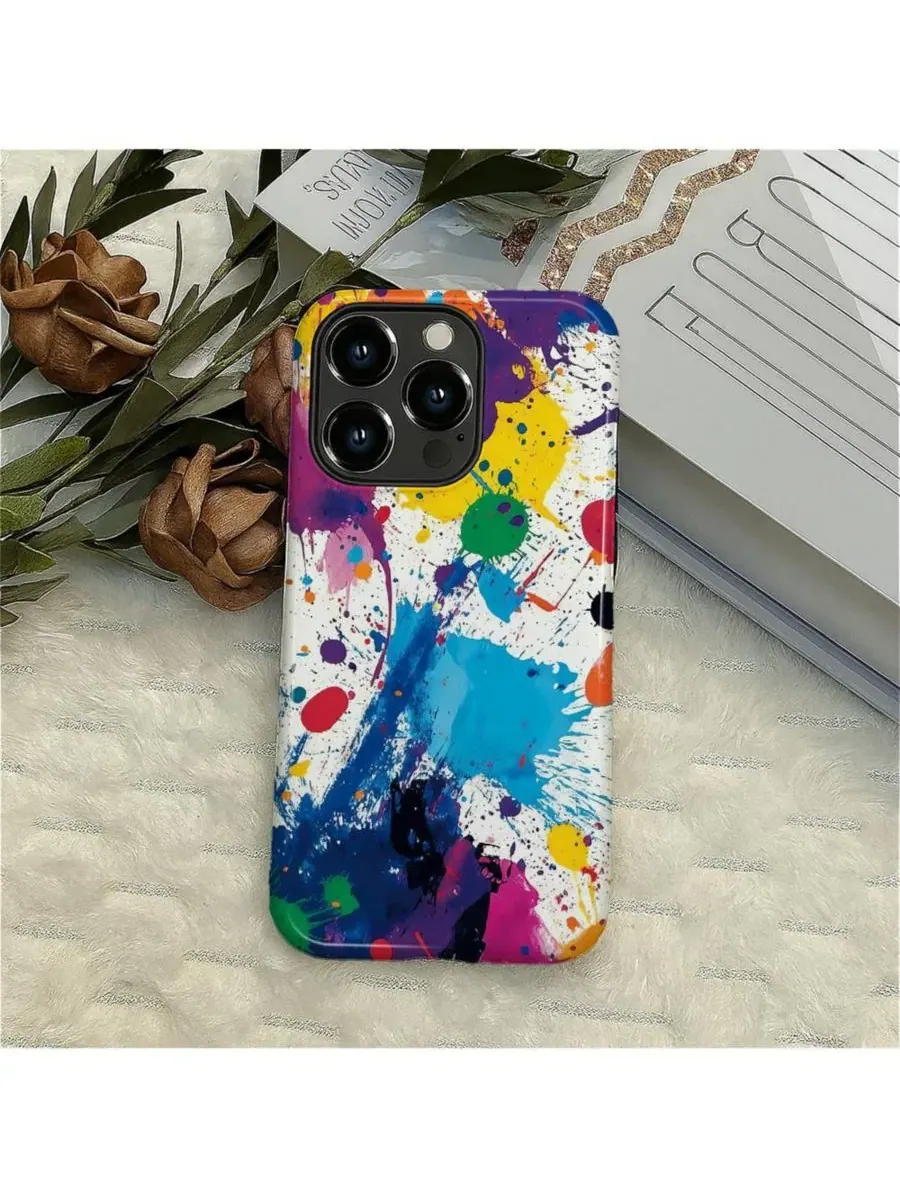 Чехол для iPhone 14 Pro Max, двухслойный ударопрочный, с уличным принтом GONEZ — изображение 5 из 6, мульти