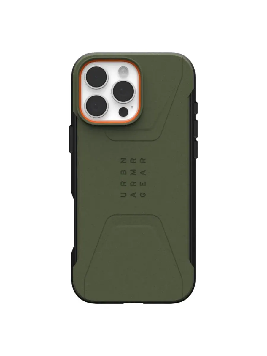 Чехол для телефона с защитой от падений, MagSafe, Civilian, Urban Armor Gear — изображение 2 из 9, зеленый