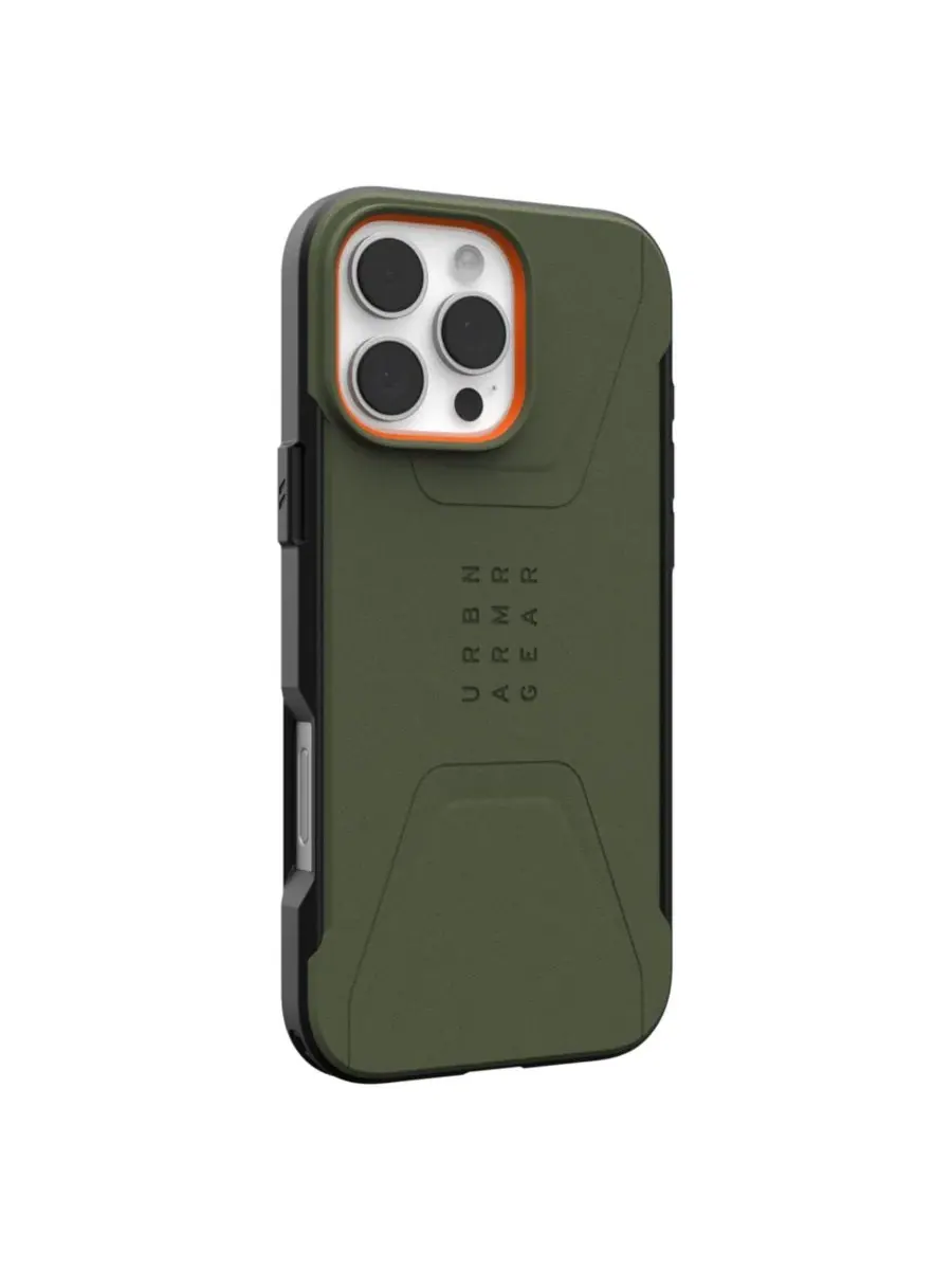 Чехол для телефона с защитой от падений, MagSafe, Civilian, Urban Armor Gear — изображение 4 из 9, зеленый