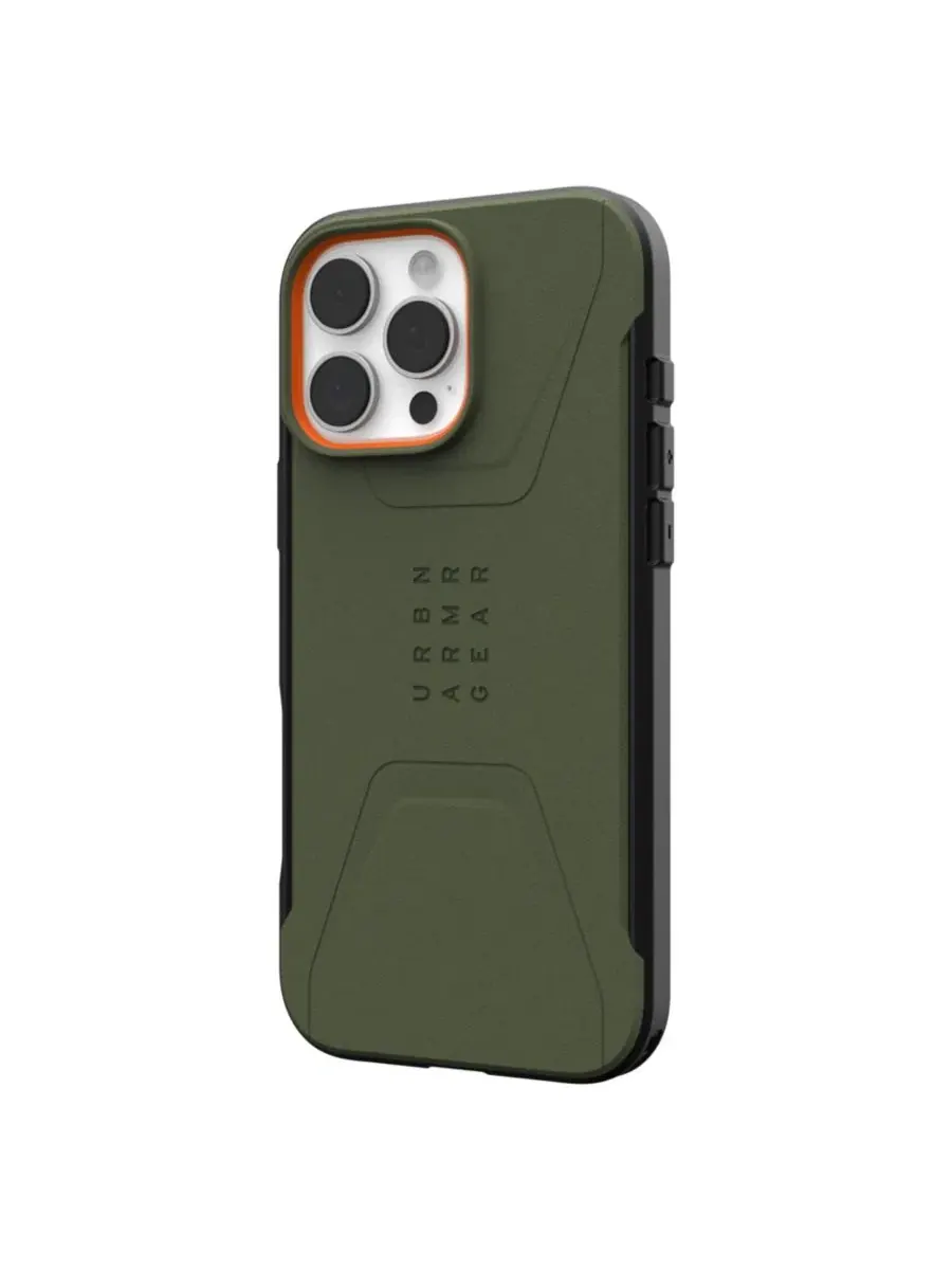 Чехол для телефона с защитой от падений, MagSafe, Civilian, Urban Armor Gear — изображение 5 из 9, зеленый