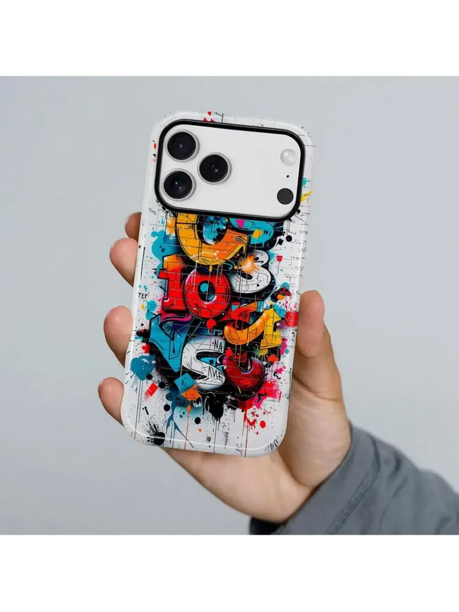 Чехол для iPhone 17 Pro с защитой от падений, с уличным принтом GONEZ — изображение 4 из 7, мульти