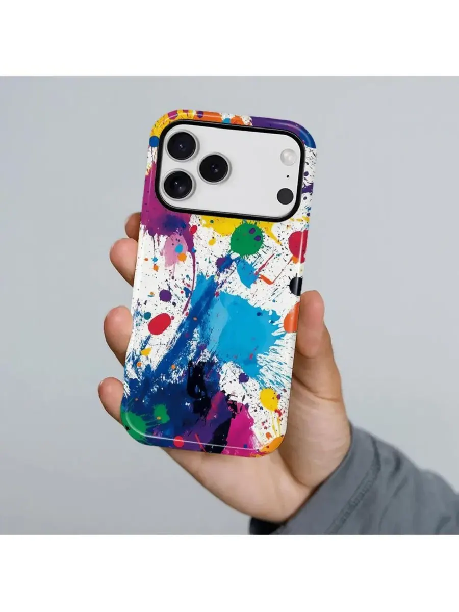 Защитный чехол 2-в-1 для iPhone 17 Pro, с антиударной защитой, с уличным принтом GONEZ — изображение 4 из 7, мульти