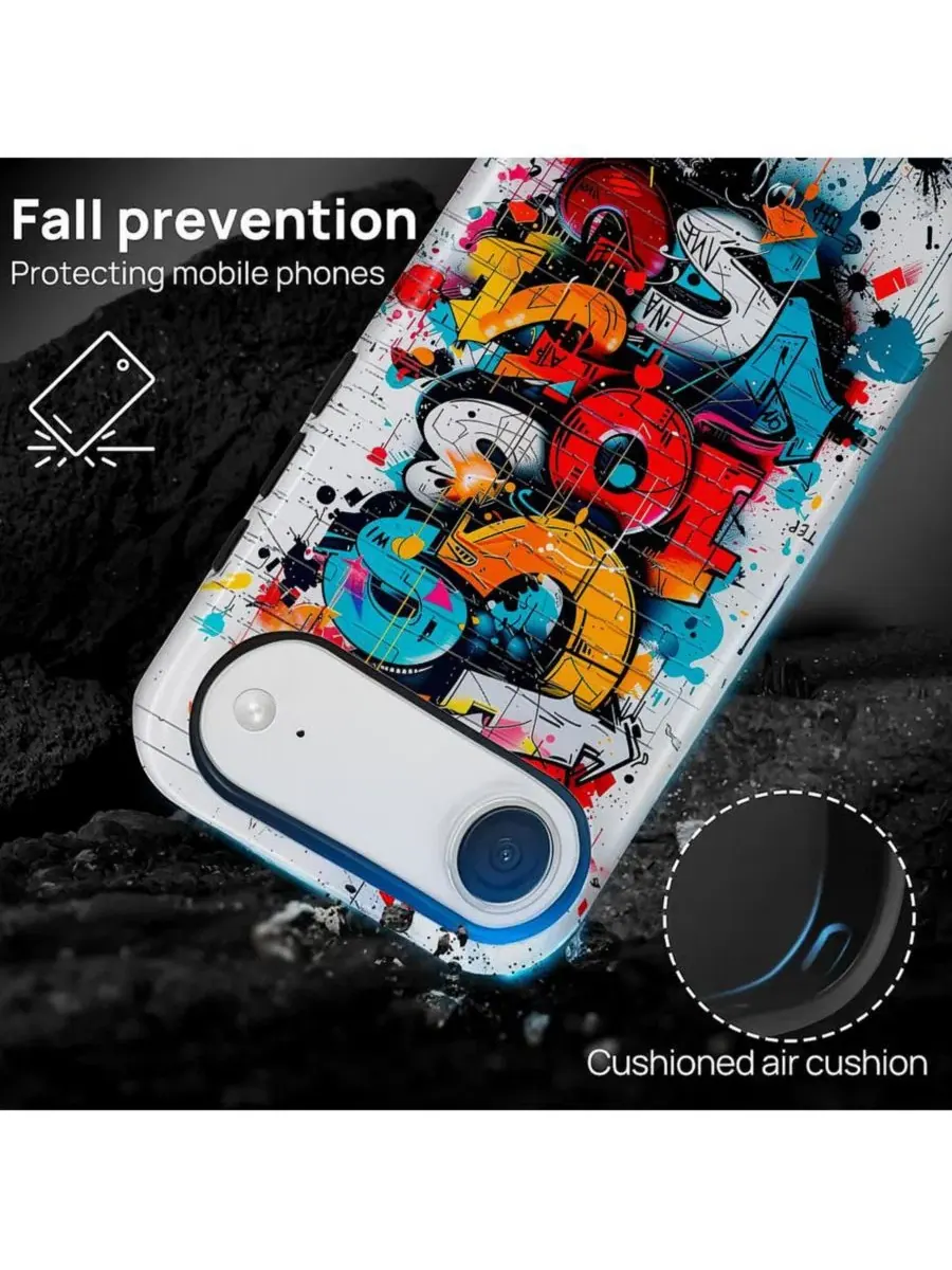 Чехол для iPhone Air двухслойный ударопрочный с принтом GONEZ — изображение 2 из 6, мульти