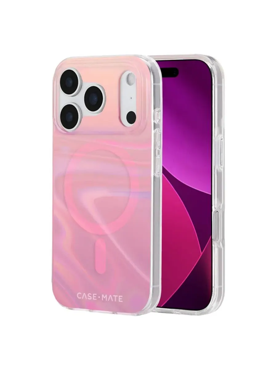 Чехол MagSafe для Apple iPhone 17 Pro, Peach Soap Bubble Case-Mate