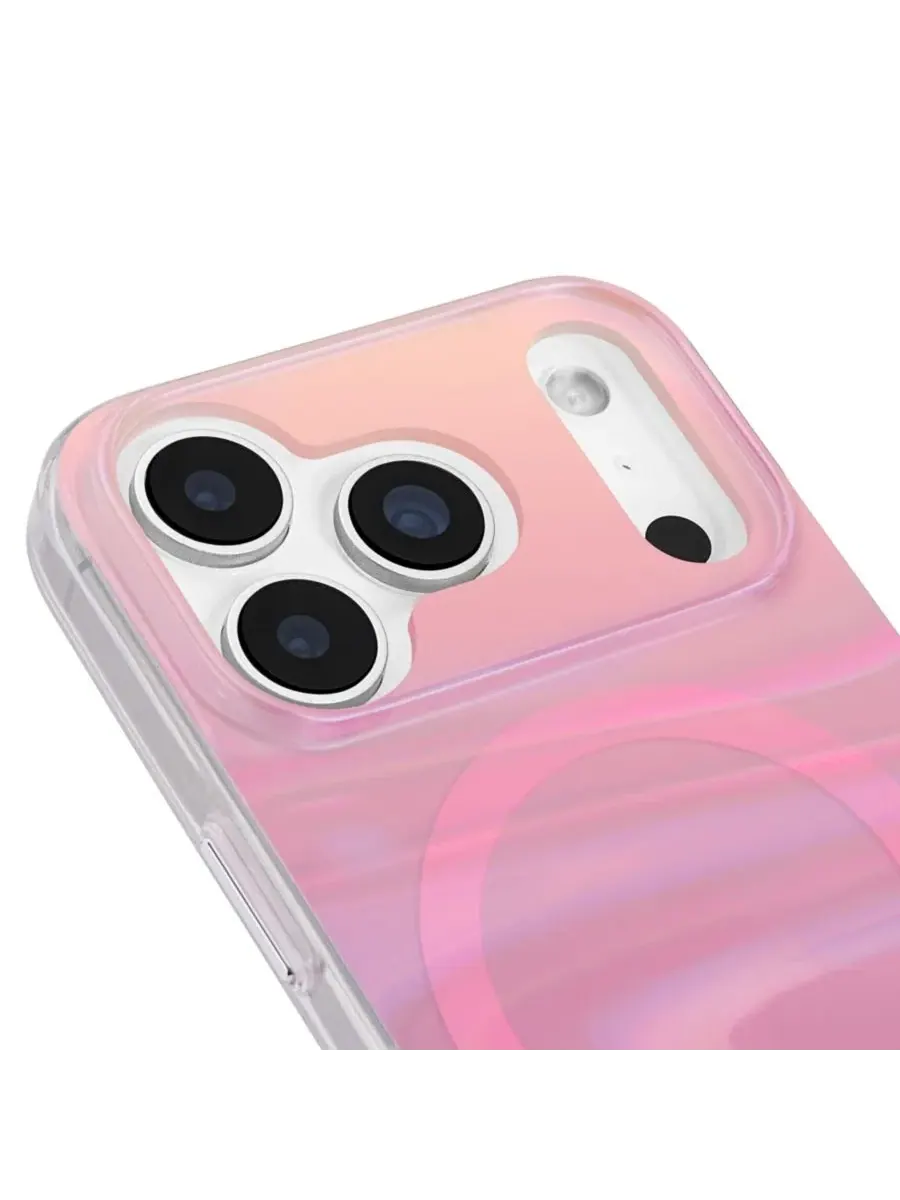 Чехол MagSafe для Apple iPhone 17 Pro, Peach Soap Bubble Case-Mate — изображение 9 из 9, розовый мульти