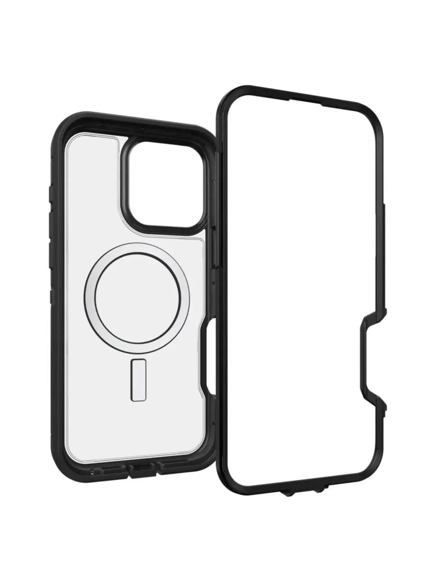 Чехол Defender Pro XT Clear MagSafe для Apple iPhone 16 Pro Max Otterbox — изображение 4 из 5, черный