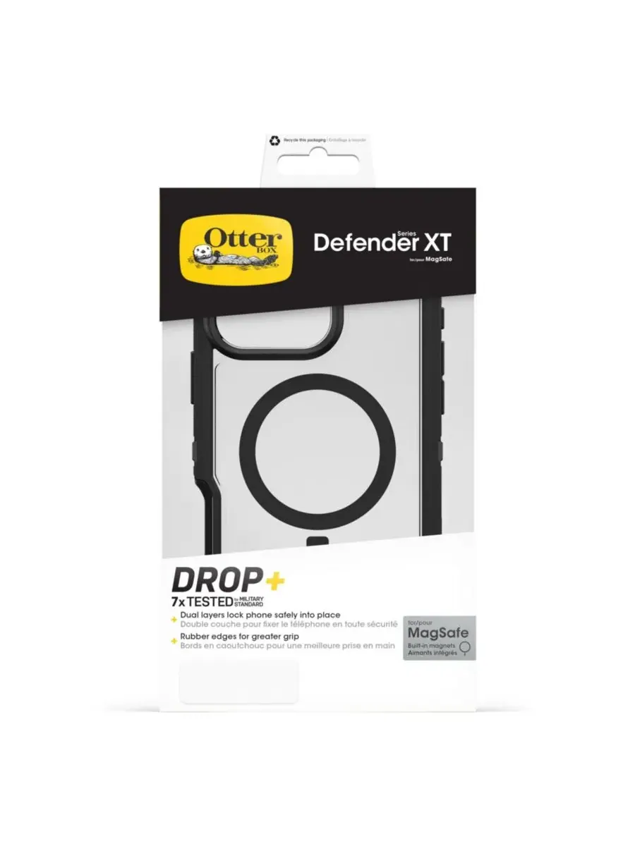 Чехол Defender Pro XT Clear MagSafe для Apple iPhone 16 Pro Max Otterbox — изображение 5 из 5, черный