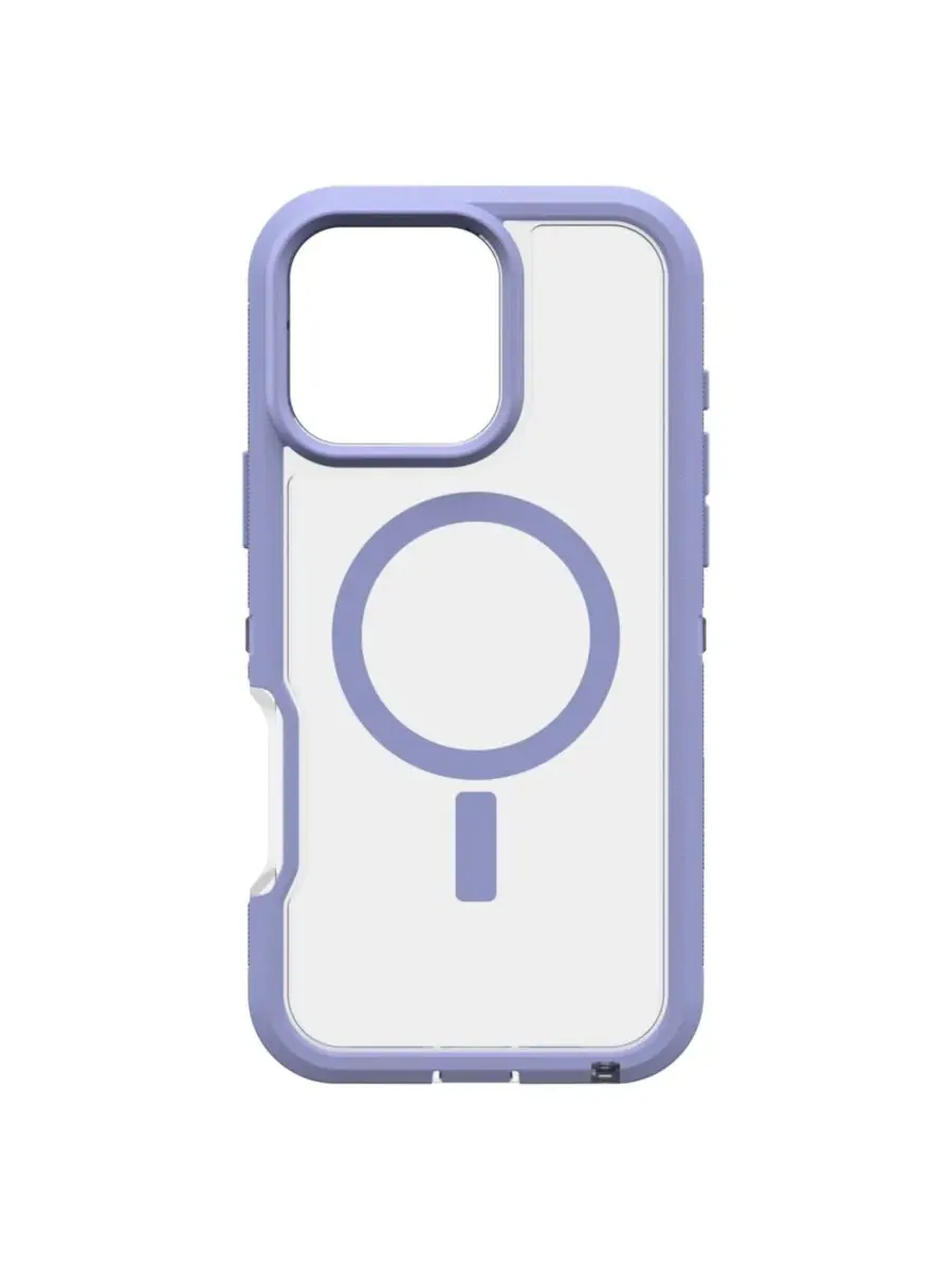 Защитный чехол Defender Pro XT Clear MagSafe для Apple iPhone 16 Pro Max Otterbox — изображение 2 из 5, фиолетовый