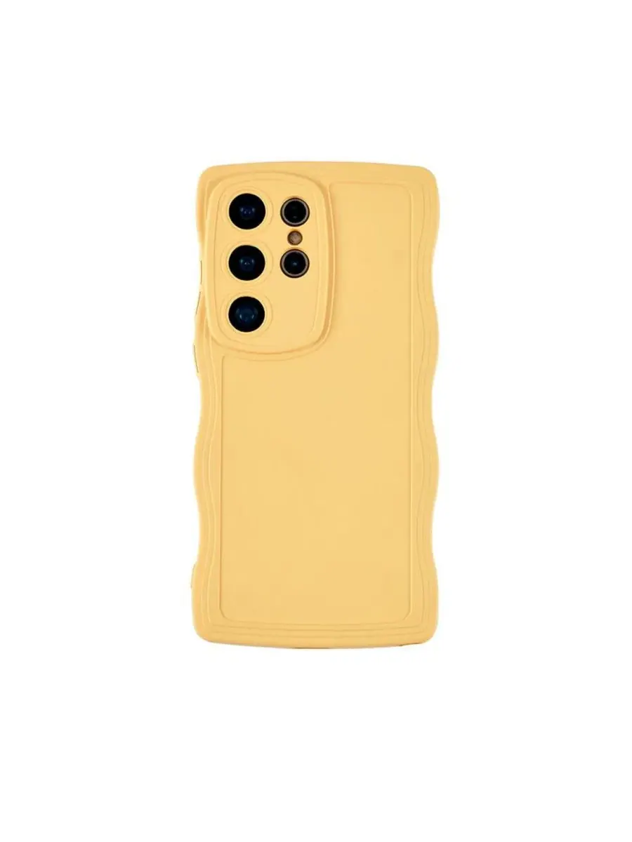 Защитный чехол Wavy для Galaxy S24 Ultra Auramma — желтый