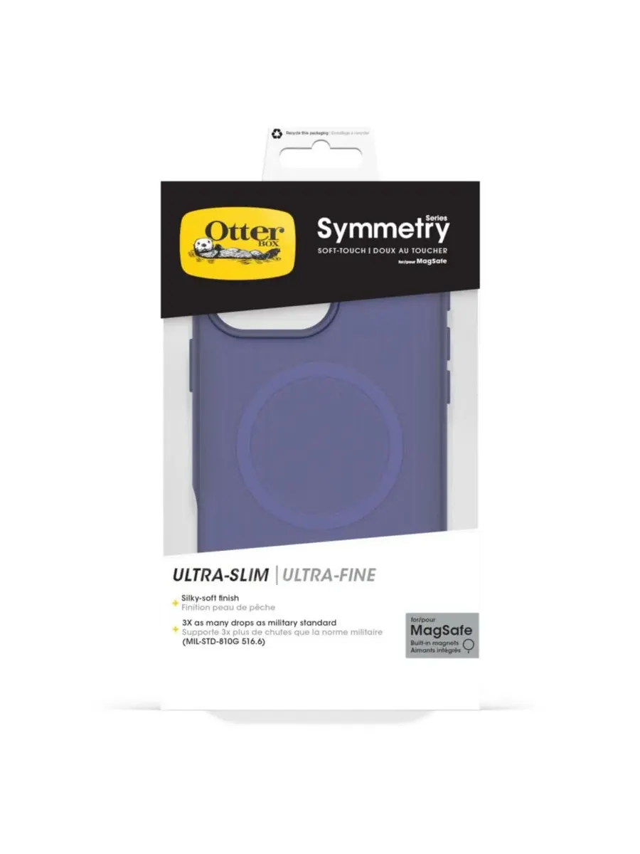 Чехол Symmetry Soft-Touch MagSafe для Apple iPhone 16 Pro Max Otterbox — изображение 3 из 5, синий