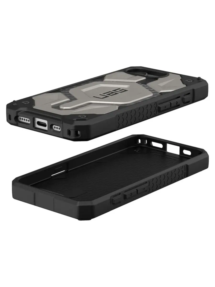Чехол Monarch Pro для Apple iPhone 16e URBANARMOR GEAR — изображение 7 из 9, серебряный