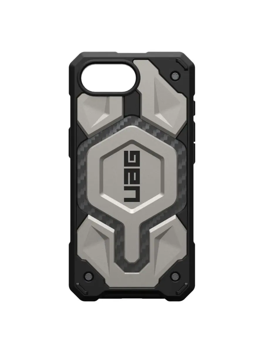 Чехол Monarch Pro для Apple iPhone 16e URBANARMOR GEAR — изображение 9 из 9, серебряный