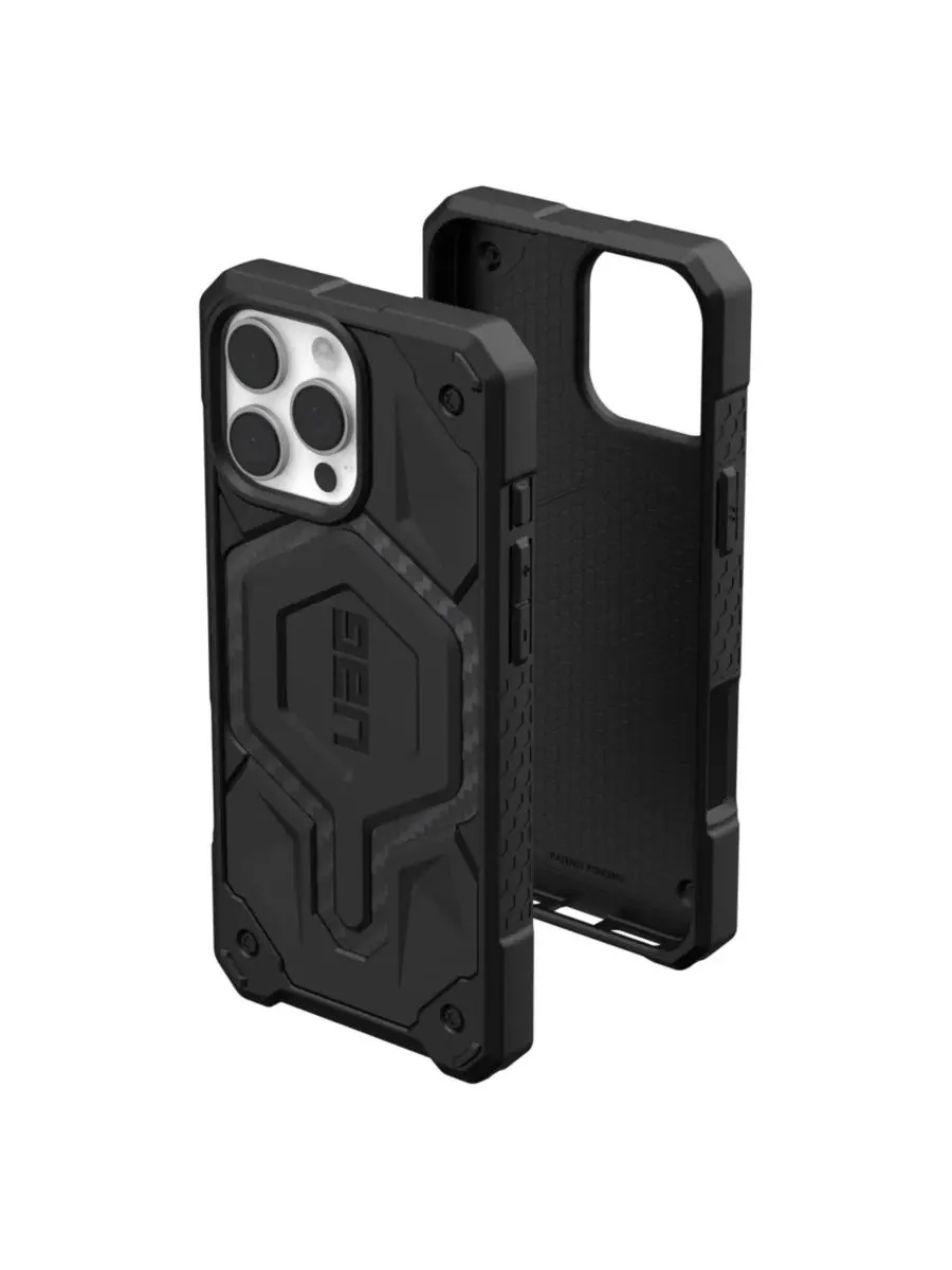 Чехол-книжка Monarch Pro MagSafe для Apple iPhone 16 Pro Max URBAN ARMOR GEAR — изображение 8 из 9, черный