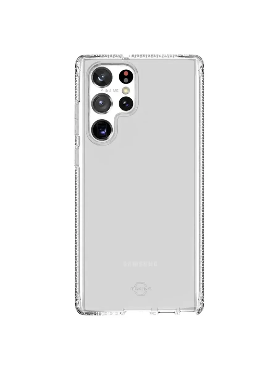 Прозрачный чехол Spectrum для Samsung Galaxy S22 Ultra, антижелтый TPU ITSkins — прозрачный