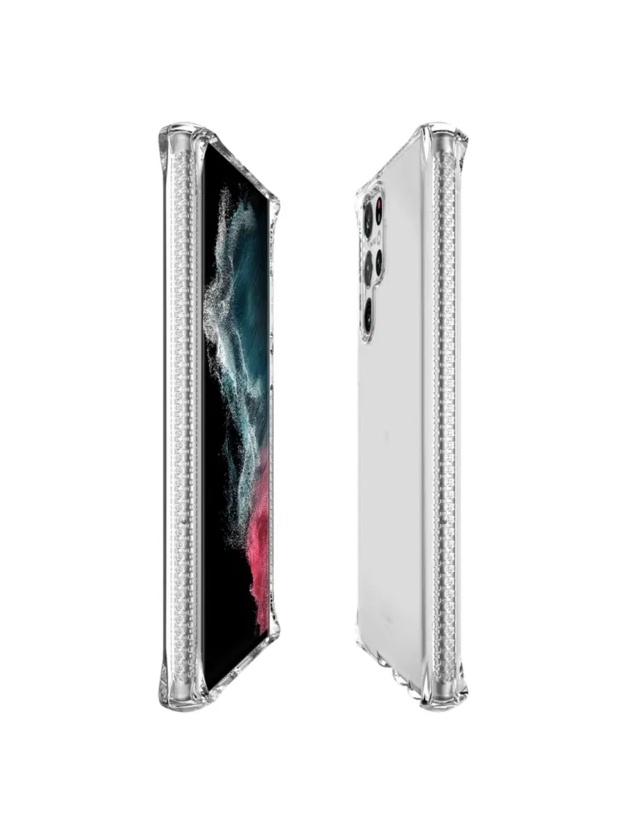 Прозрачный чехол Spectrum для Samsung Galaxy S22 Ultra, антижелтый TPU ITSkins — изображение 3 из 6