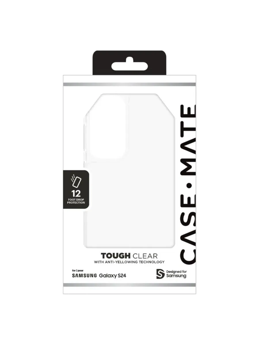 Чехол для Samsung Galaxy S24 Case-Mate — изображение 7 из 7, прозрачный