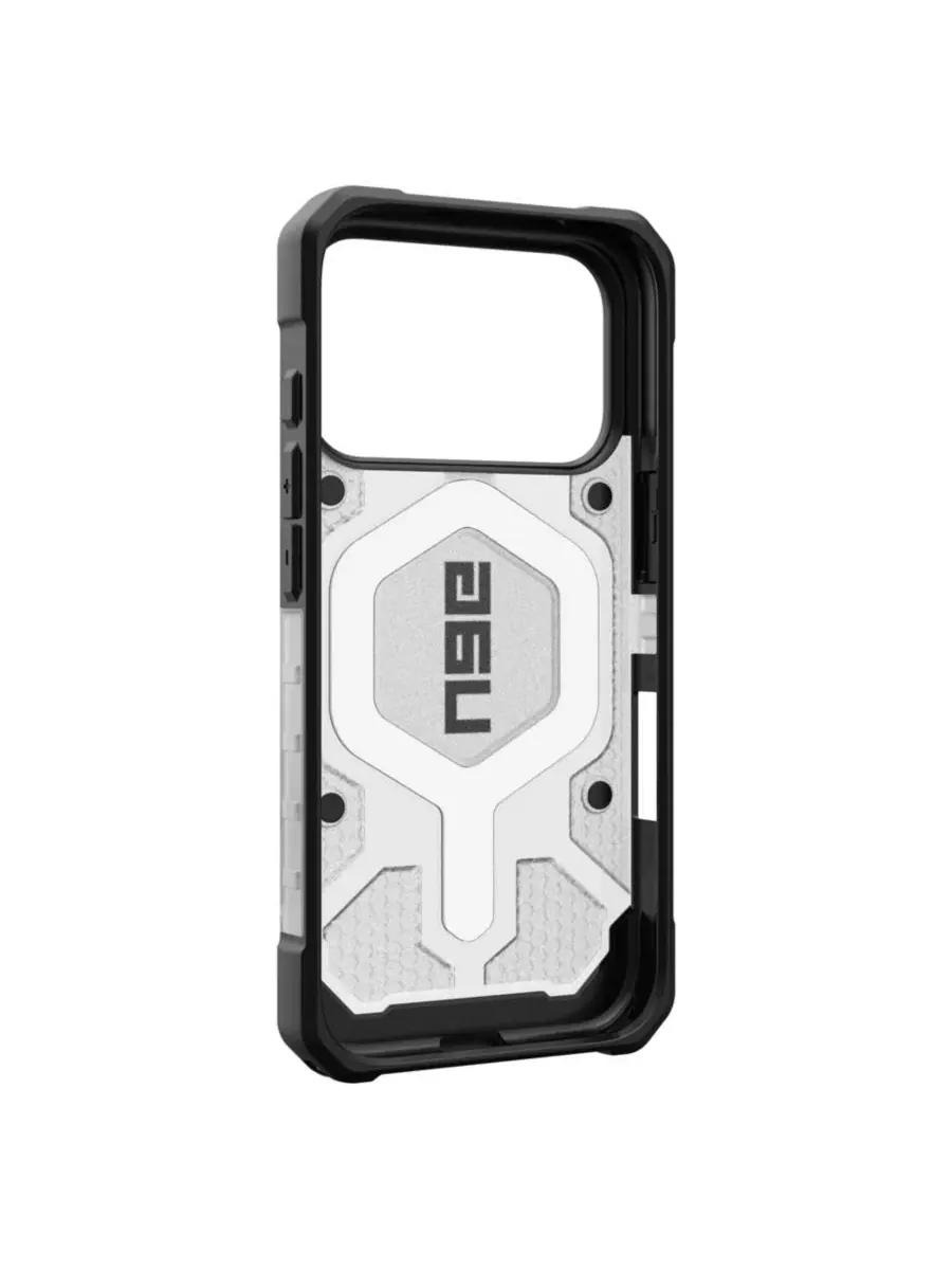 Прозрачный чехол MagSafe Pathfinder Clear для Apple iPhone 17 Pro, Urban Armor Gear — изображение 4 из 6, серебряный
