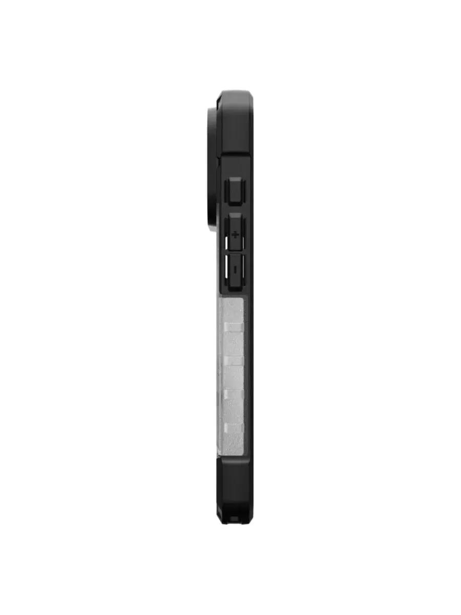 Прозрачный чехол MagSafe Pathfinder Clear для Apple iPhone 17 Pro, Urban Armor Gear — изображение 6 из 6, серебряный