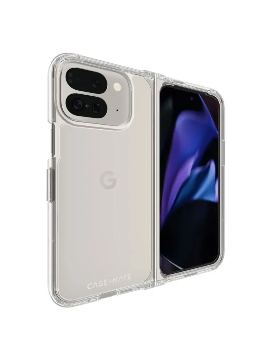 Чехол Tough Case для Google Pixel 9 Pro Fold Case-Mate — изображение 4 из 9, прозрачный
