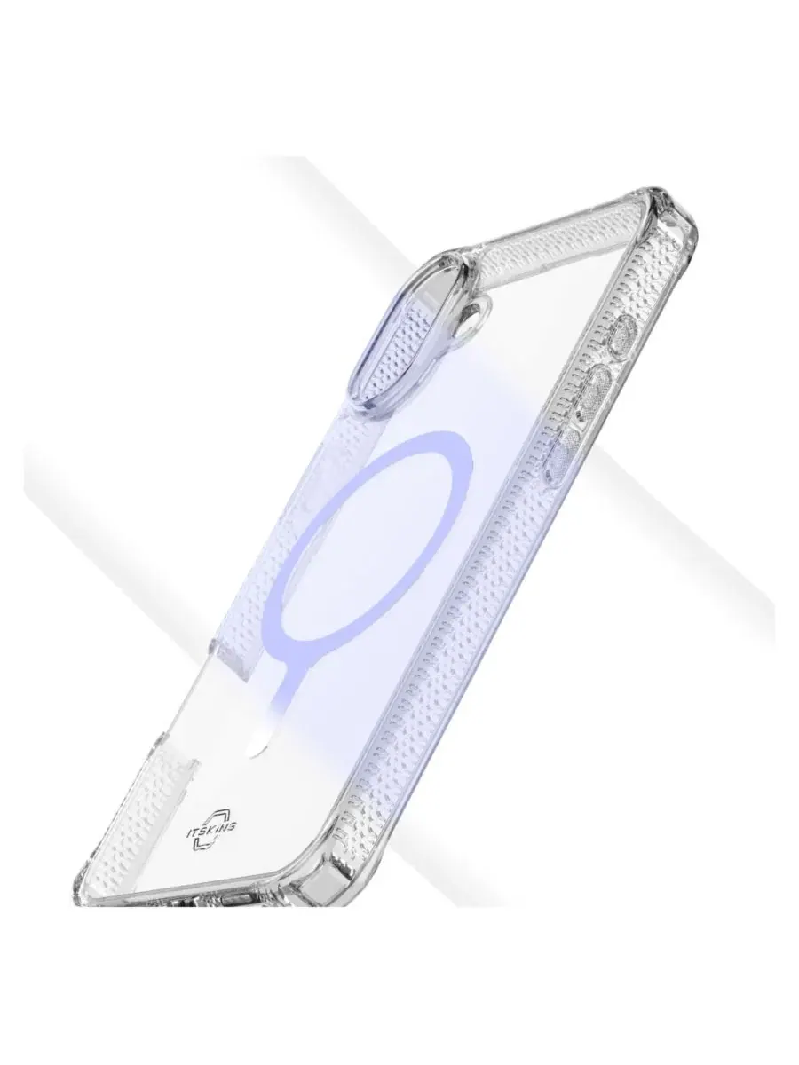 Чехол-гибрид с защитой от падений Mood MagSafe для Apple iPhone 16 ITSkins — изображение 3 из 5, светлый фиолетовый