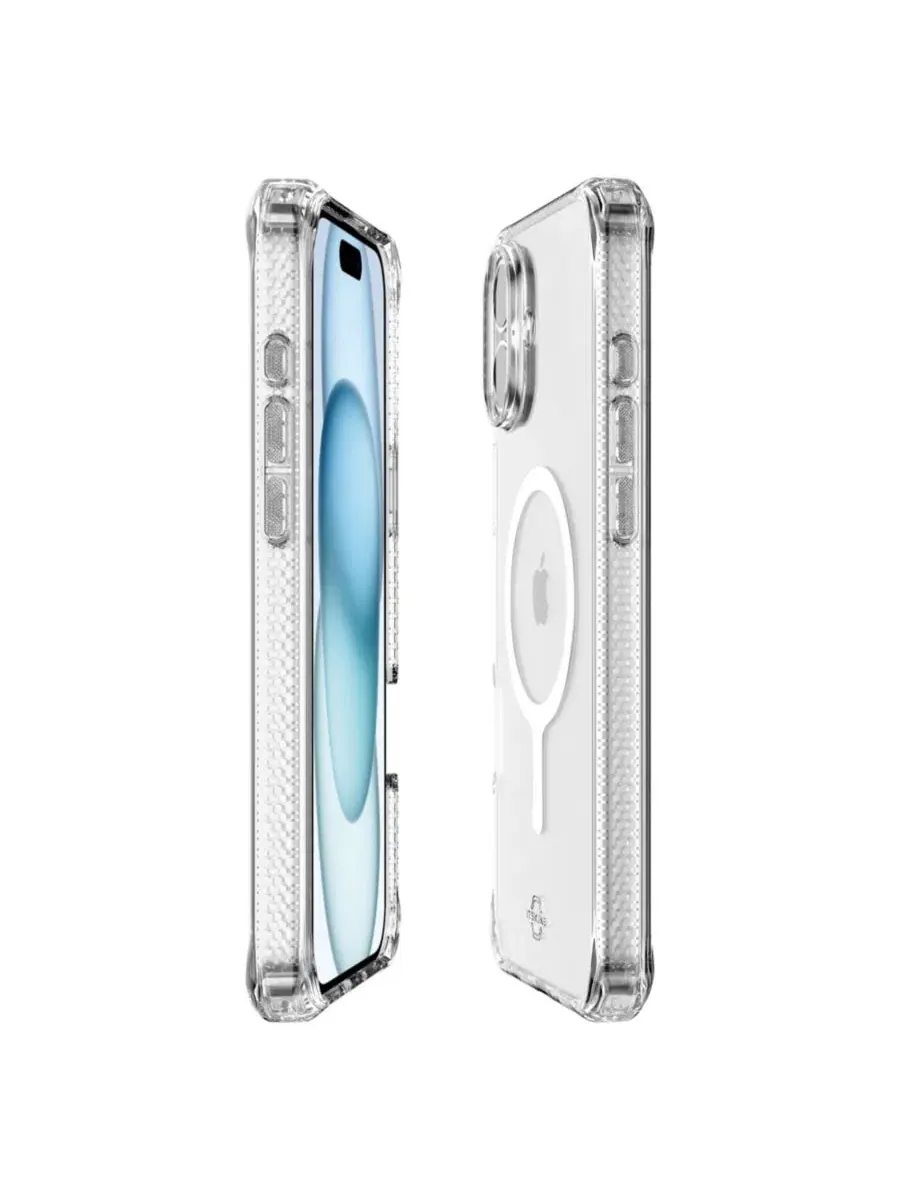 Чехол-гибрид с защитой от падений Mood MagSafe для Apple iPhone 16 ITSkins — изображение 4 из 5, светлый фиолетовый