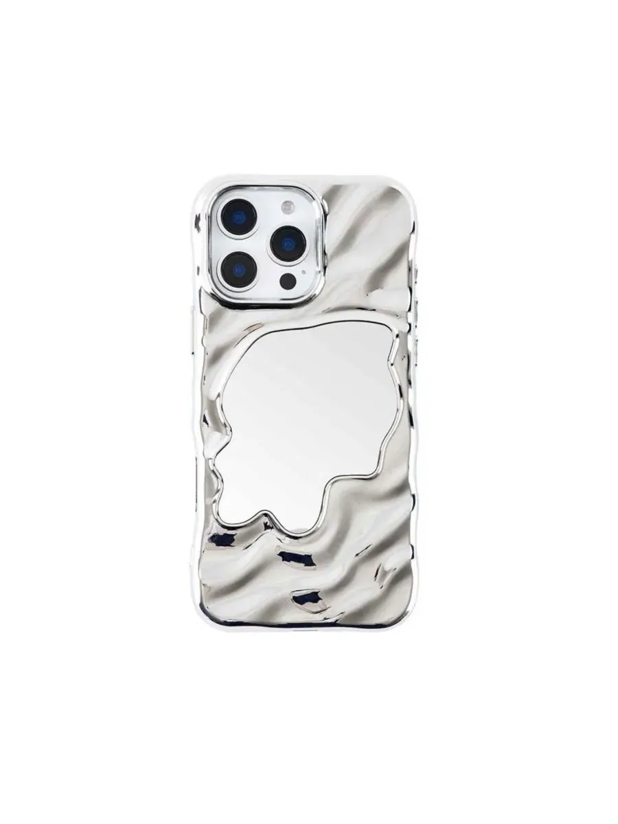 Чехол для iPhone 16 Pro с зеркальным эффектом Flowy Mirror Auramma