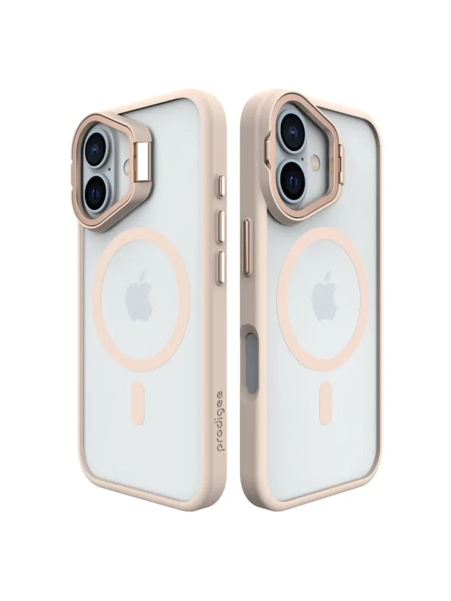 Чехол-подставка MagSafe для Apple iPhone 16 Prodigee — изображение 3 из 6, розовый