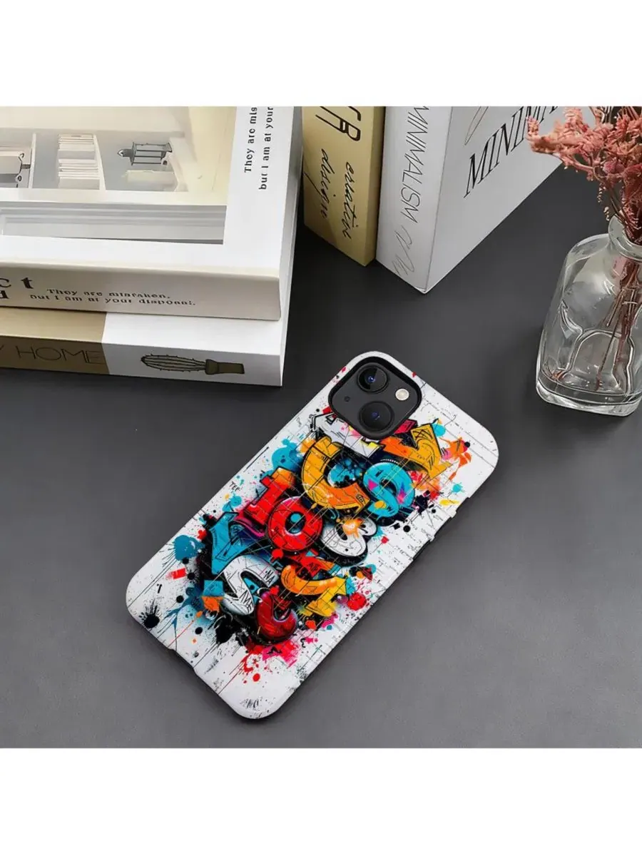Чехол для iPhone 14 Plus с защитой от ударов, уличный стиль GONEZ — изображение 6 из 7, мульти