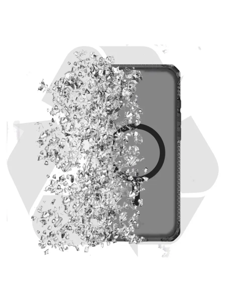 Чехол Hybrid_R Vapor MagSafe для Apple iPhone 16 Plus — изображение 4 из 9, черный