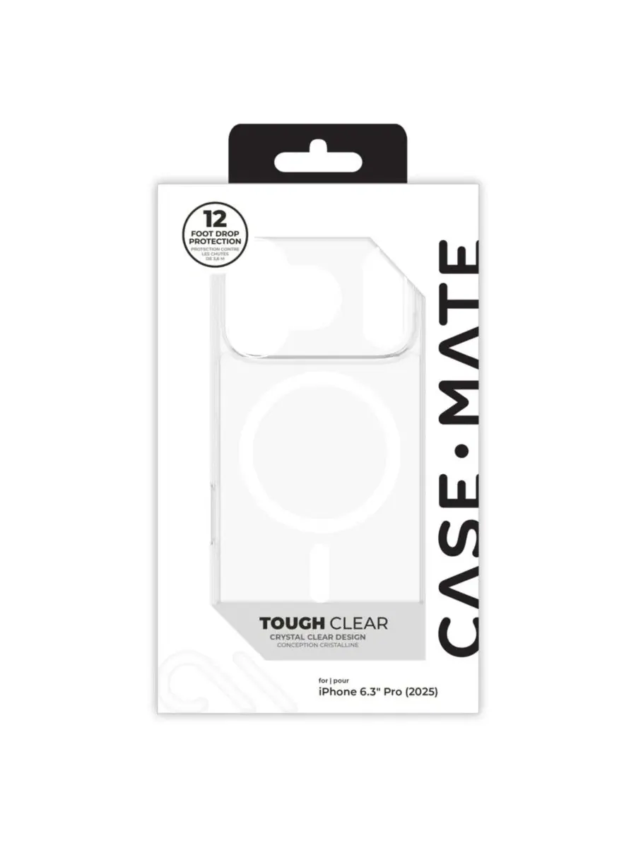 Чехол Tough MagSafe для iPhone 17 Pro Case-Mate — изображение 8 из 9, прозрачный