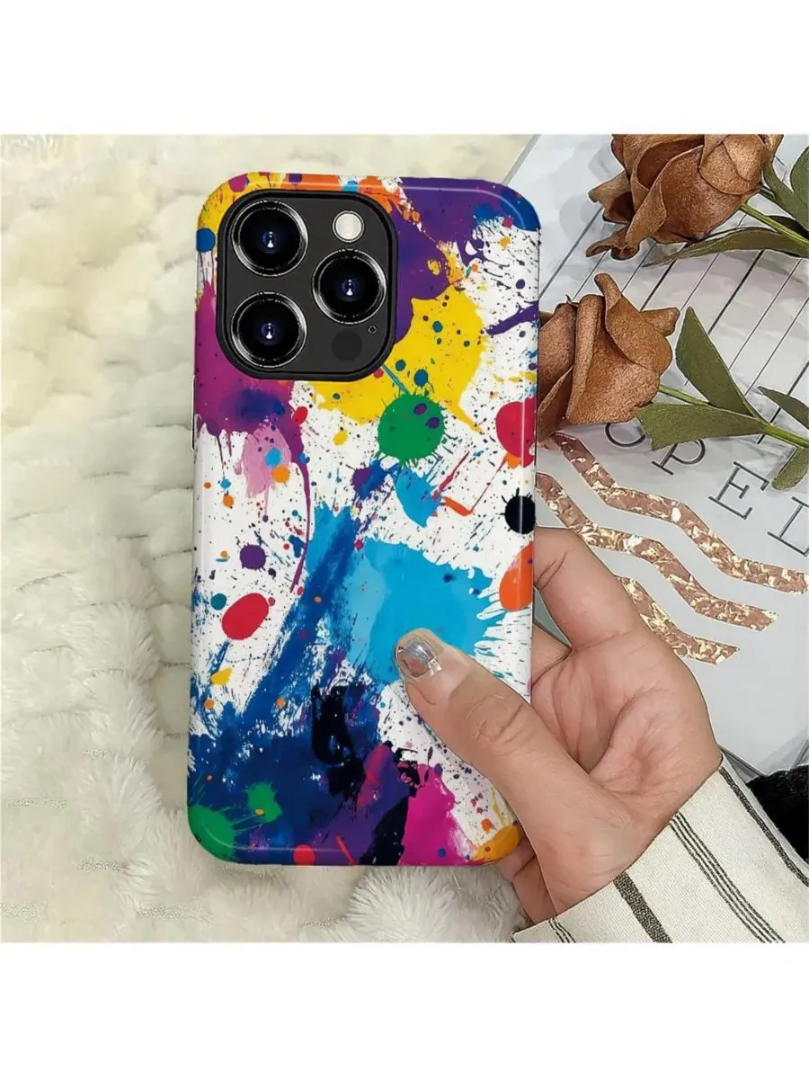 Чехол для iPhone 14 Pro, двойная защита от ударов, с уличным принтом GONEZ — изображение 4 из 6, мульти