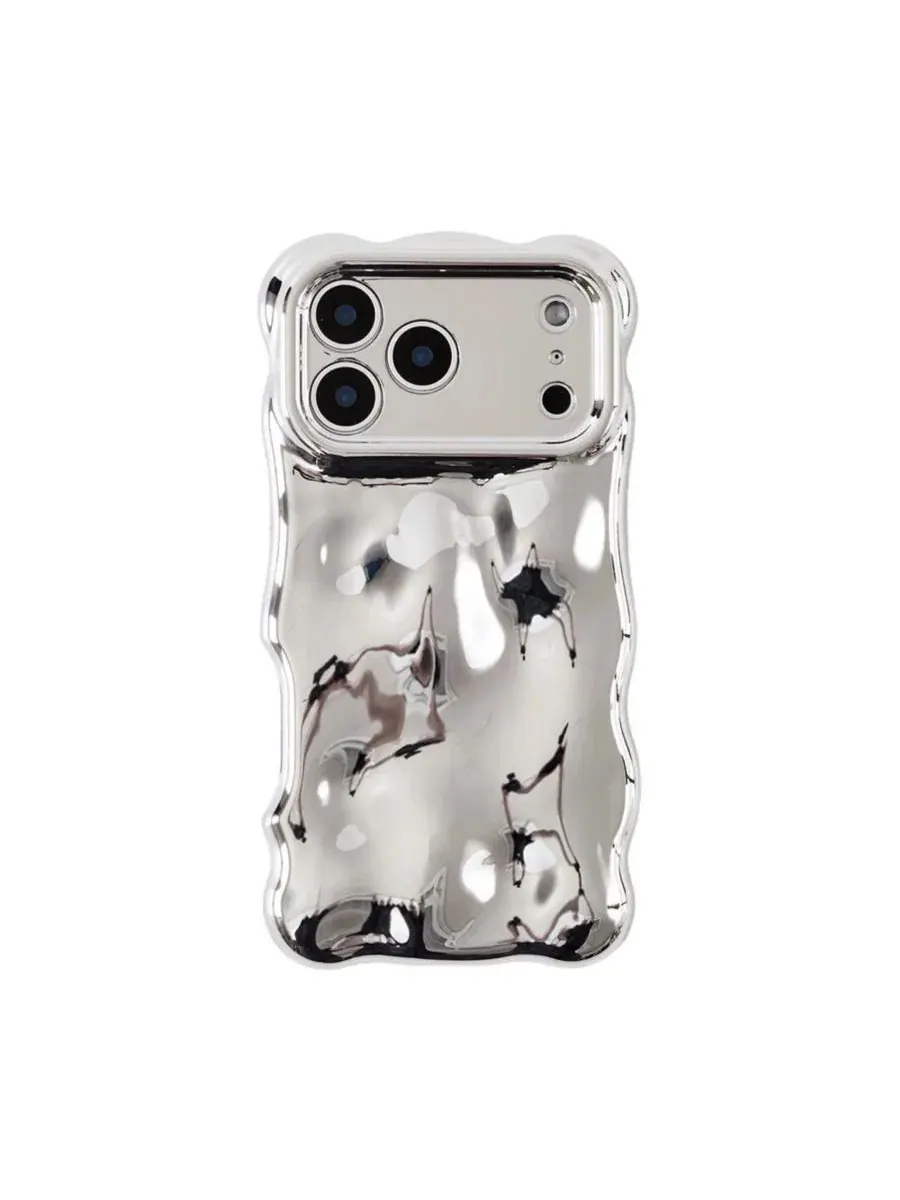 Чехол с пузырчатой текстурой Gold Bubbles для iPhone 17 Pro Max Auramma