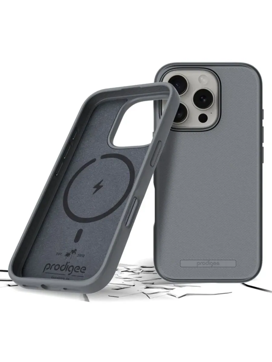 Ударопрочный чехол MagSafe для Apple iPhone 16 Pro Max Prodigee — изображение 5 из 5, серый