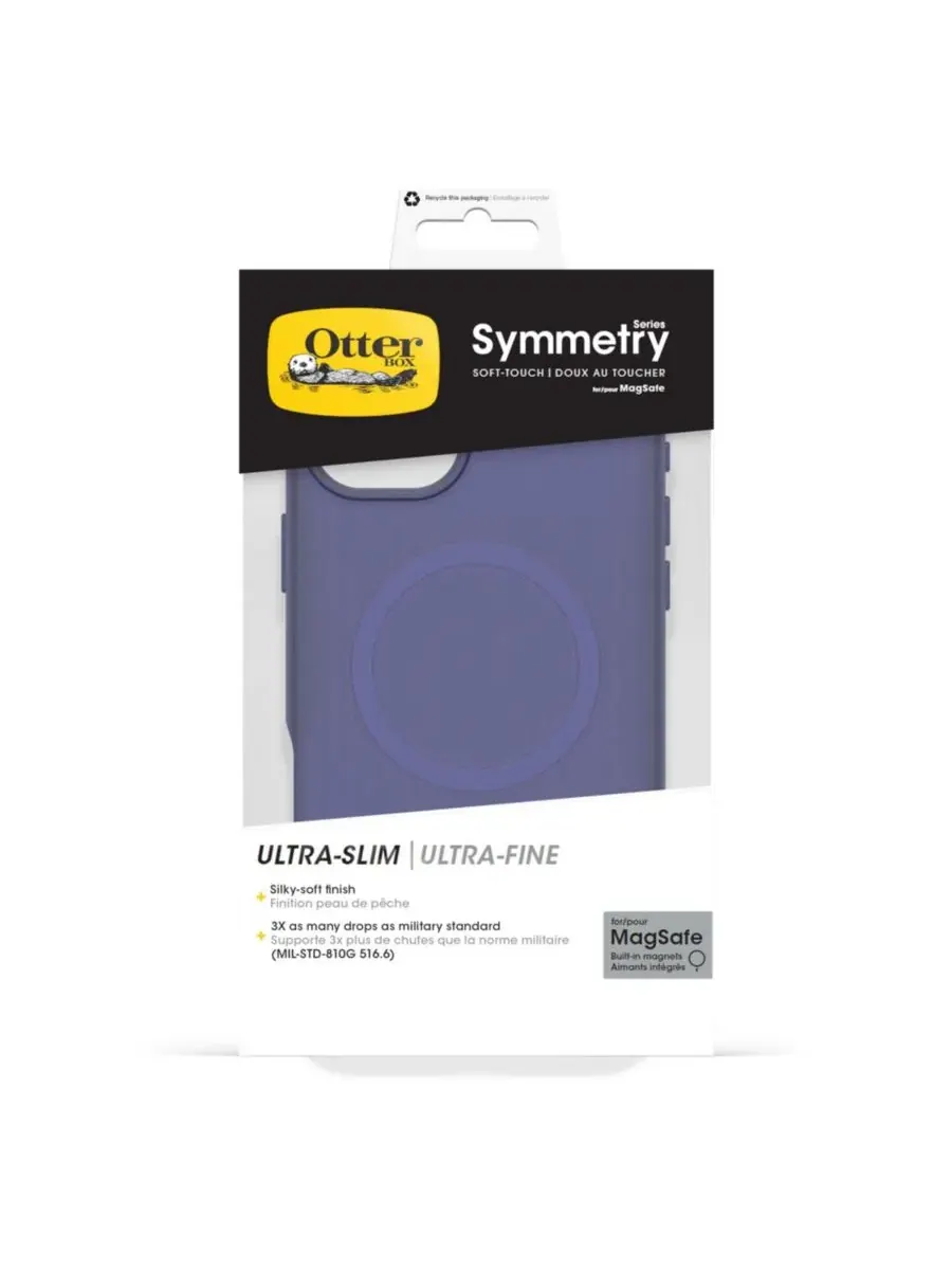 Чехол MagSafe Symmetry Soft-Touch для Apple iPhone 16 Plus Otterbox — изображение 4 из 5, синий