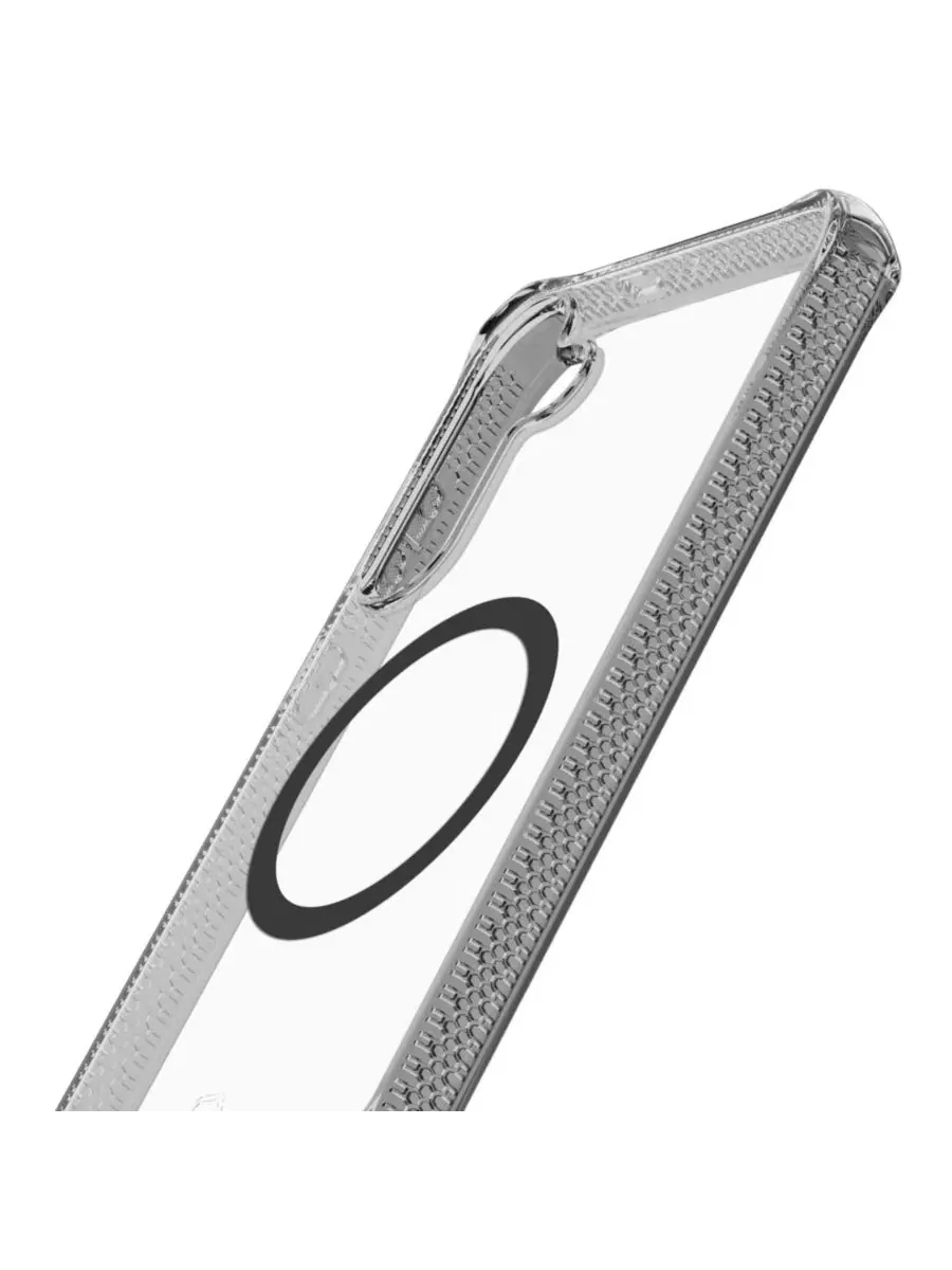 Гибридный чехол Hybrid_R Clear для Samsung Galaxy S25 Plus — изображение 7 из 8, черный