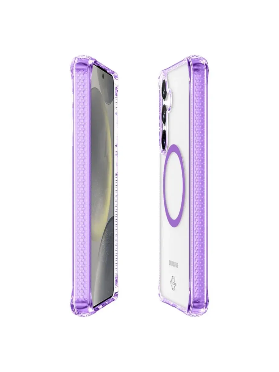 Чехол-гибрид Hybrid_R Clear MagSafe для Samsung Galaxy S25 Plus ITSkins, 27 — изображение 2 из 8