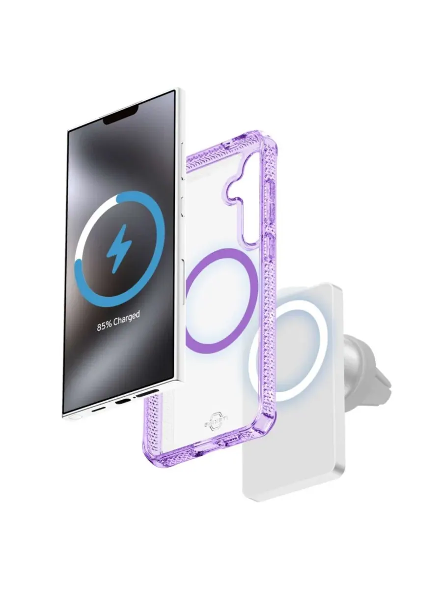 Чехол-гибрид Hybrid_R Clear MagSafe для Samsung Galaxy S25 Plus ITSkins, 27 — изображение 8 из 8