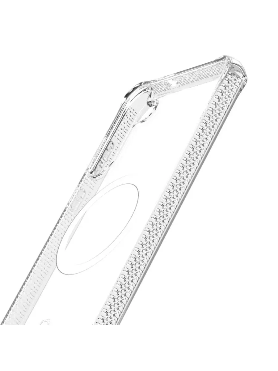Чехол-гибрид с прозрачной спинкой, MagSafe, для Samsung Galaxy S25 Plus ITSkins — изображение 6 из 8, прозрачный
