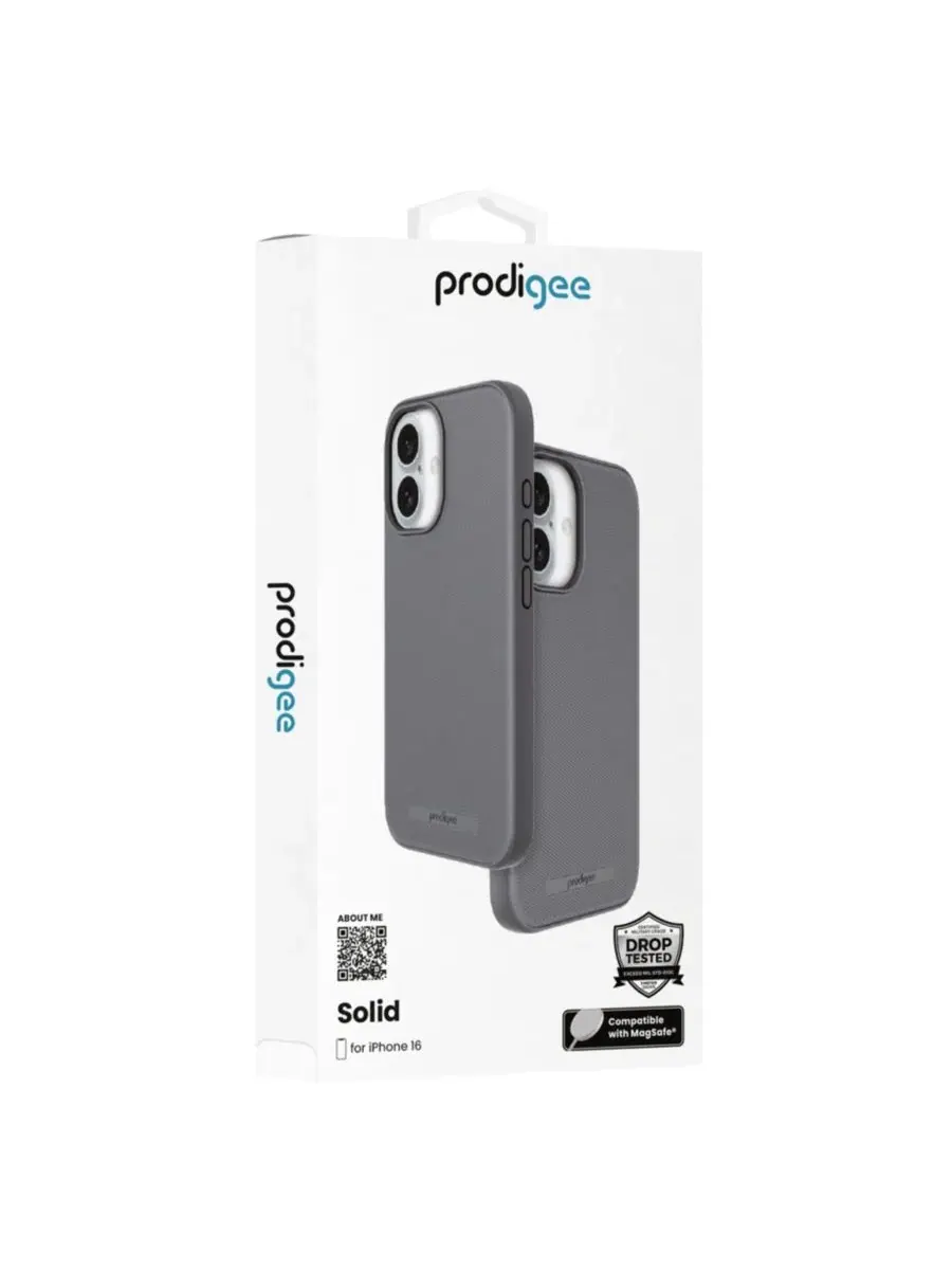 Чехол MagSafe для Apple iPhone 16 Prodigee — изображение 4 из 6, серый