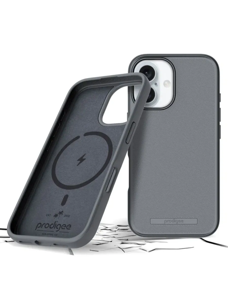 Чехол MagSafe для Apple iPhone 16 Prodigee — изображение 6 из 6, серый