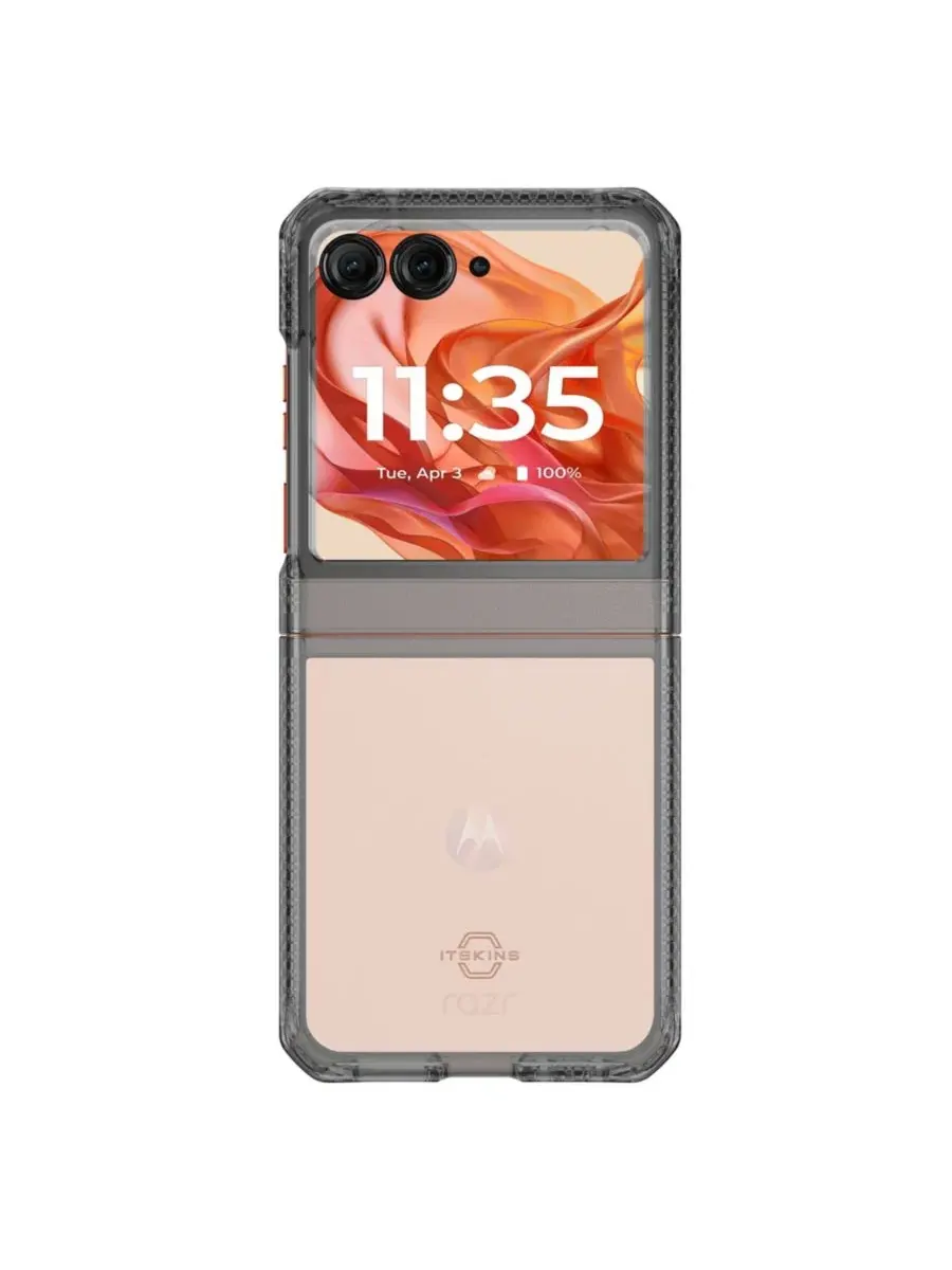 Чехол-гибрид Hybrid_R Clear для Motorola Razr (2024) ITSkins