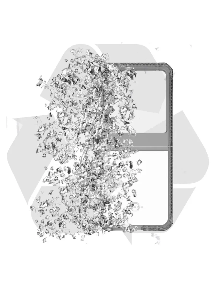 Чехол-гибрид Hybrid_R Clear для Motorola Razr (2024) ITSkins — изображение 8 из 9, черный