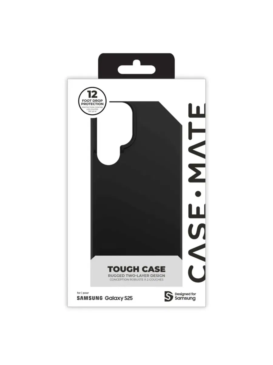 Ударопрочный чехол для Samsung Galaxy S25 Case-Mate — изображение 6 из 9, черный
