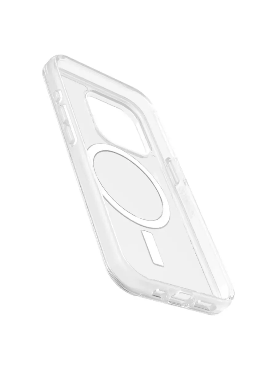 Чехол Symmetry Plus Clear MagSafe для Apple iPhone 15 Pro Otterbox — изображение 4 из 5, прозрачный