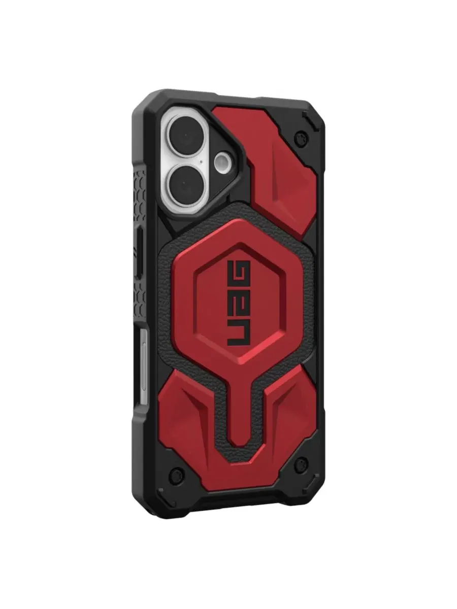 Чехол-книжка Monarch Pro для Apple iPhone 16, Urban Armor Gear — изображение 3 из 9, красный