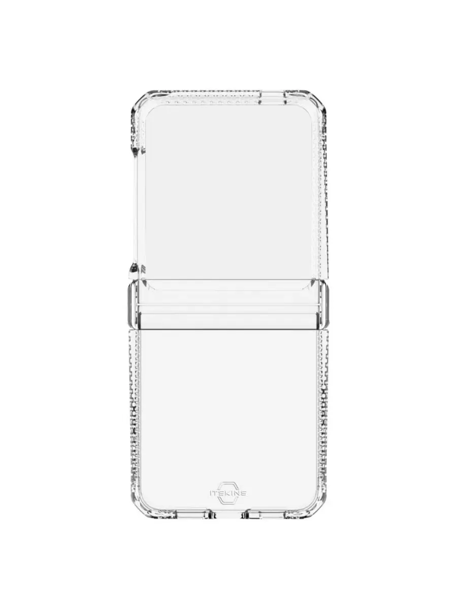 Чехол-гибрид с прозрачной спинкой для Samsung Galaxy Z Flip6 ITSkins — изображение 3 из 8, прозрачный